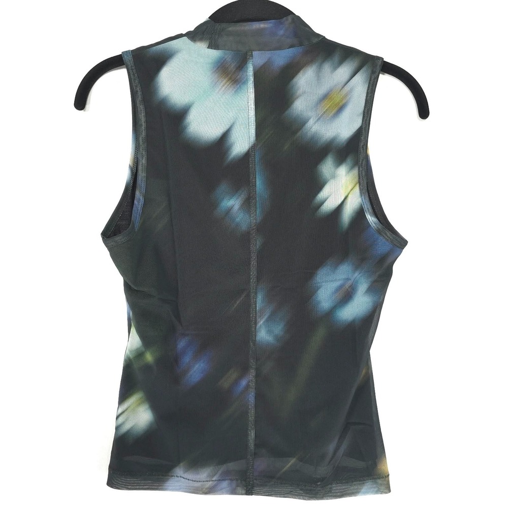 RAG & BONE Women's New Top Blouse SMALL ALIYAH Mock Neck Multicolor RE5825FT10W - Picture 6 of 12